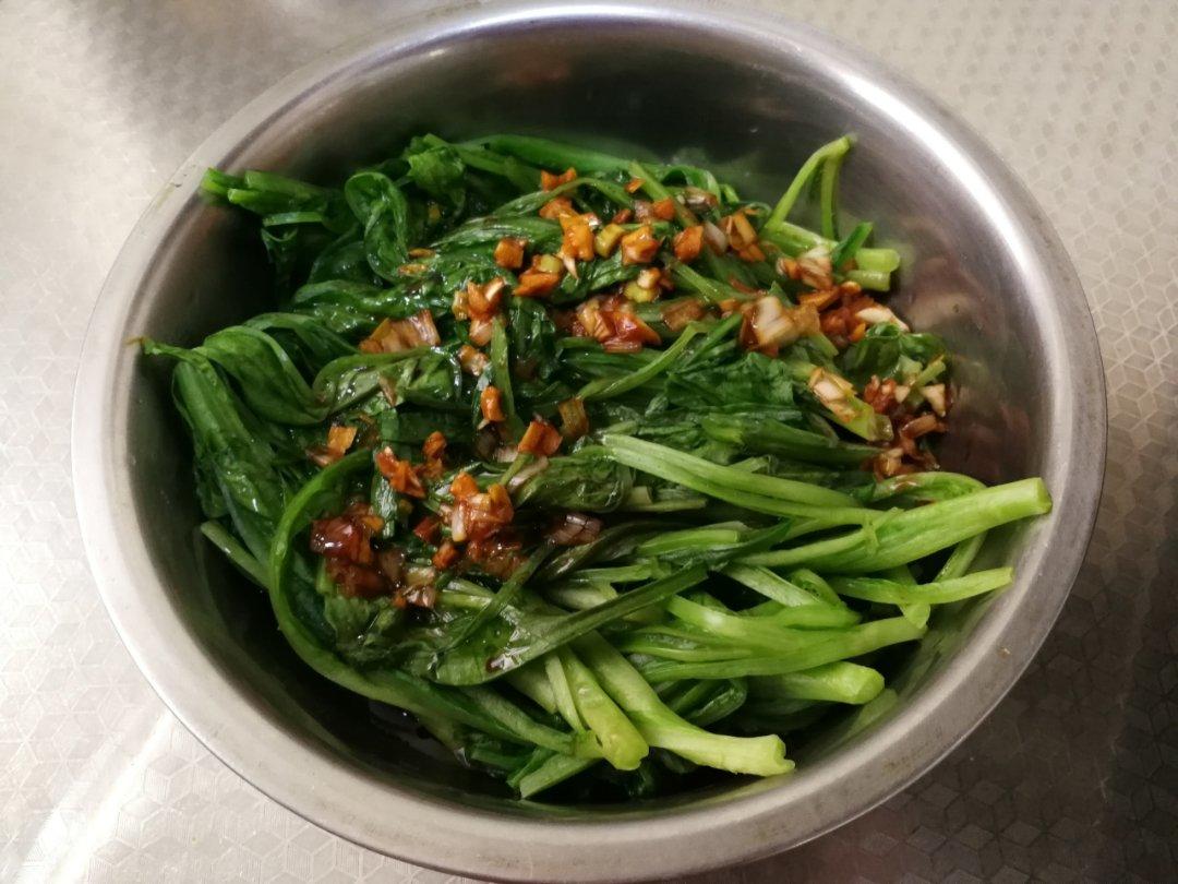 白灼油麦菜