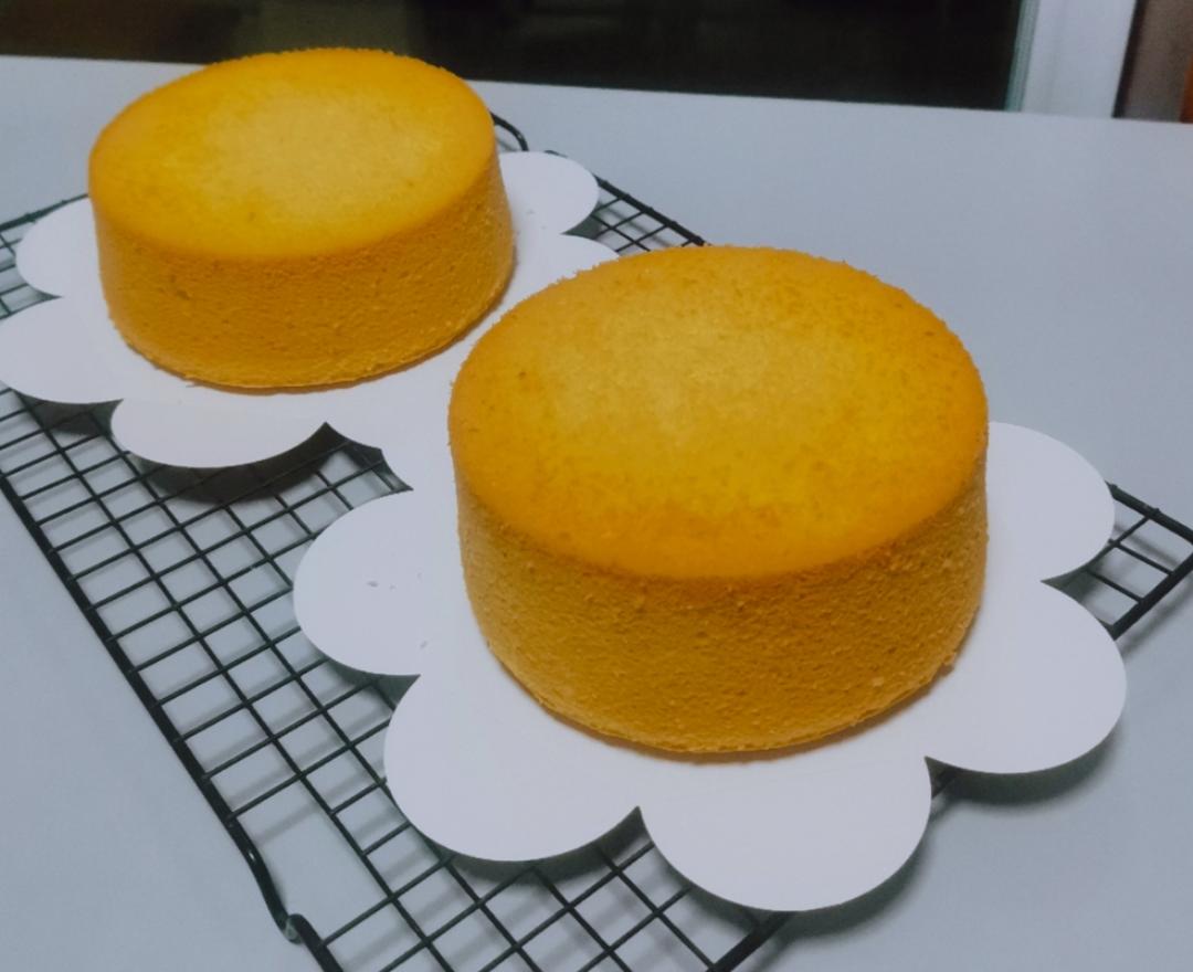 6寸戚风蛋糕的做法