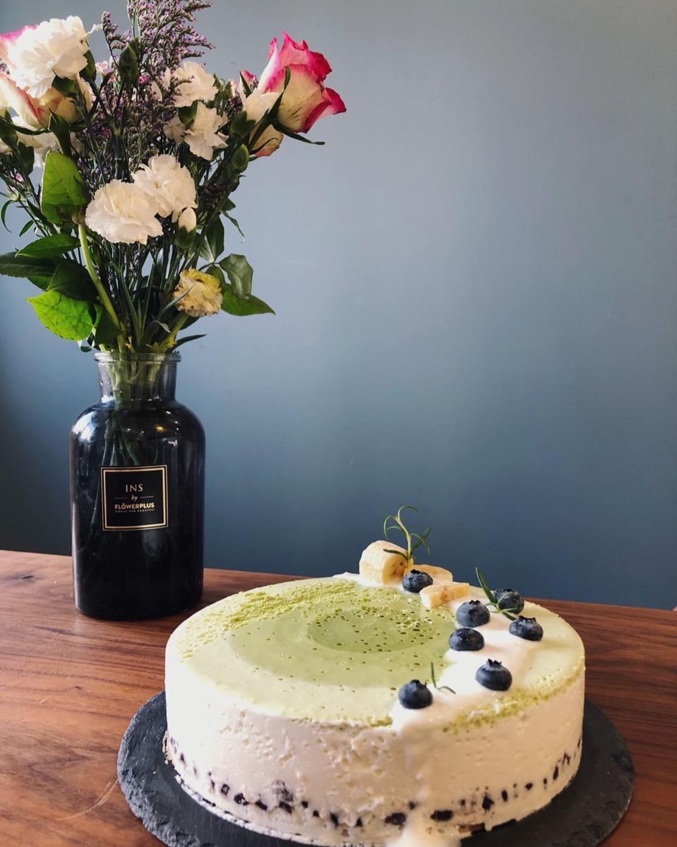 渐变抹茶慕斯蛋糕：我Amanda带着既美又作的抹茶甜点又来了！【曼食慢语】