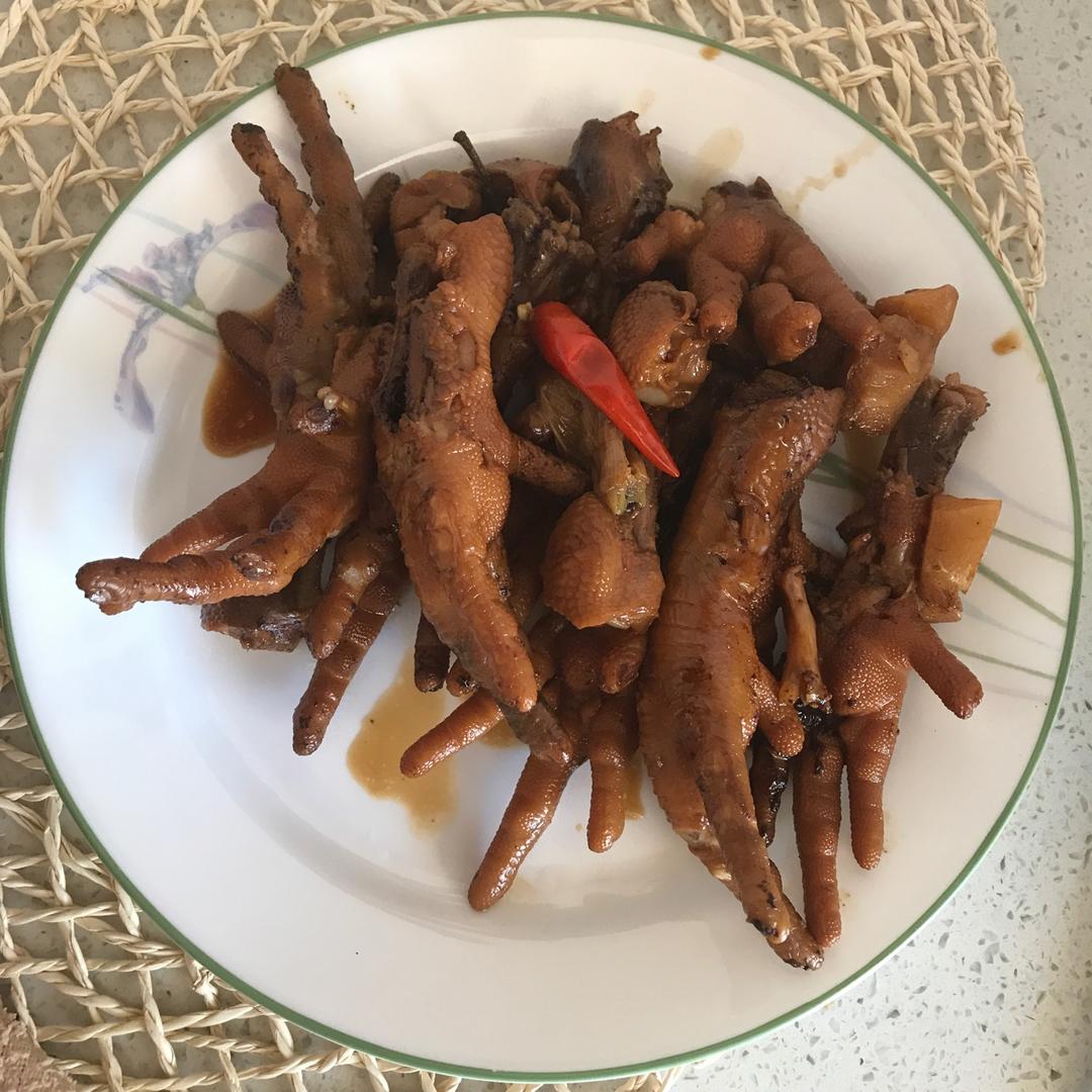 秘制红烧鸡爪