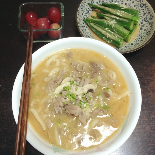 味曾肥牛乌冬面