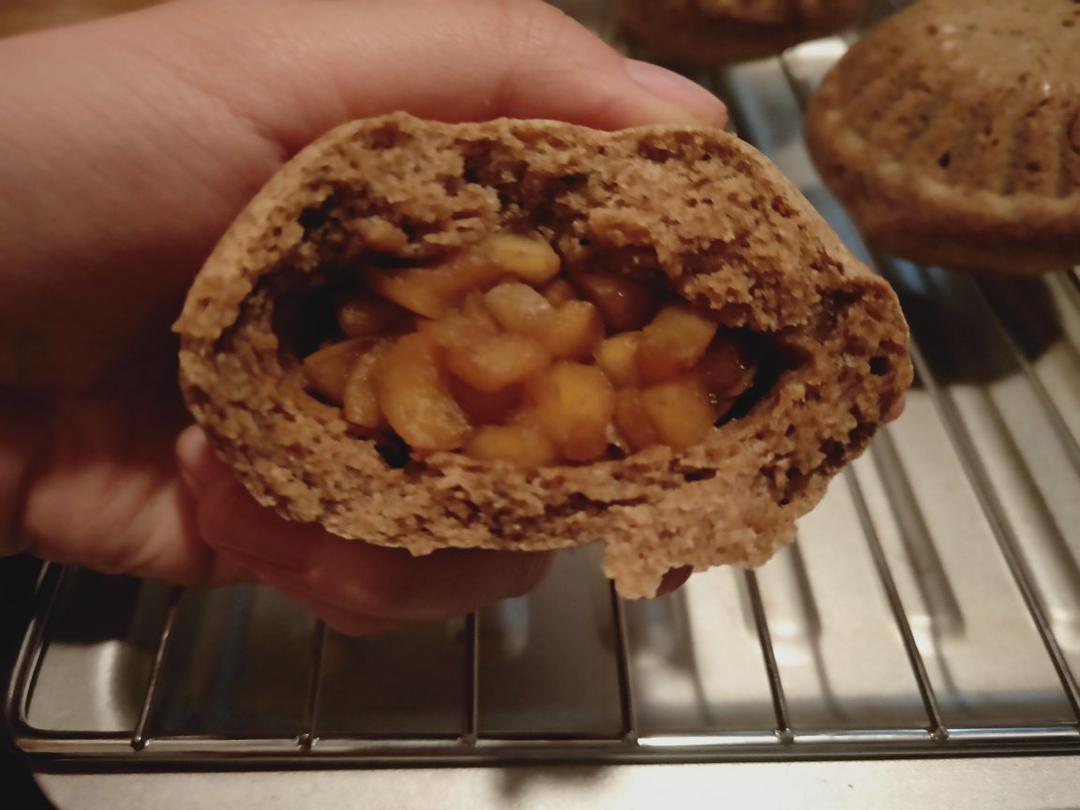 苹果肉桂全麦面包 100%全麦