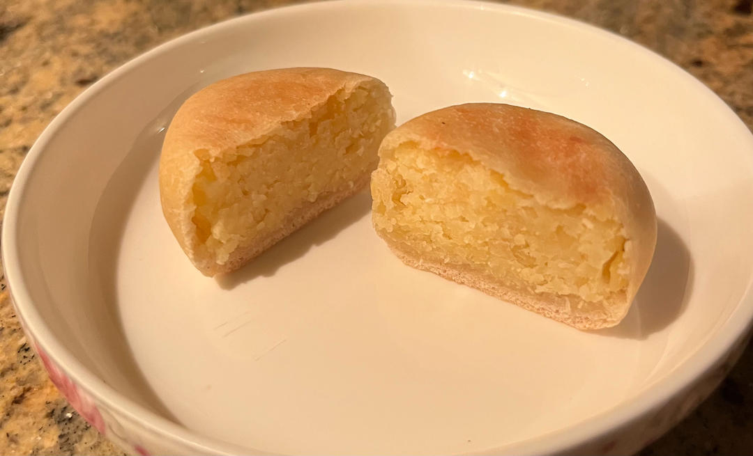 低糖少油‼️简单又好吃的椰蓉绿豆糕（附万能绿豆馅做法）