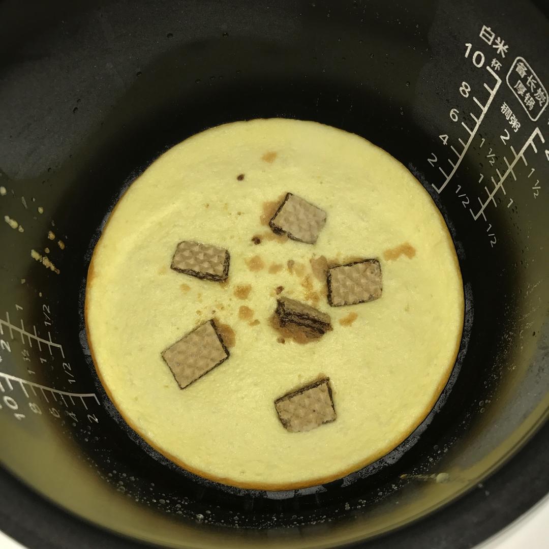 电饭煲 电饭锅香蕉威化蛋糕 syncole做的电饭锅香蕉威化