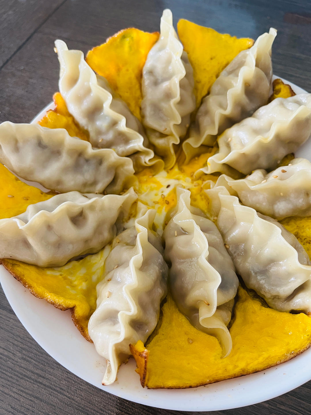 懒人快手抱蛋煎饺