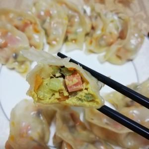 香菇火腿芹菜素饺子的做法 步骤9