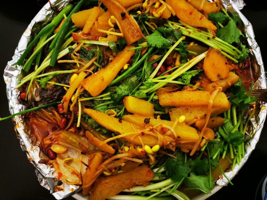 烤箱版锡纸烤黄花鱼