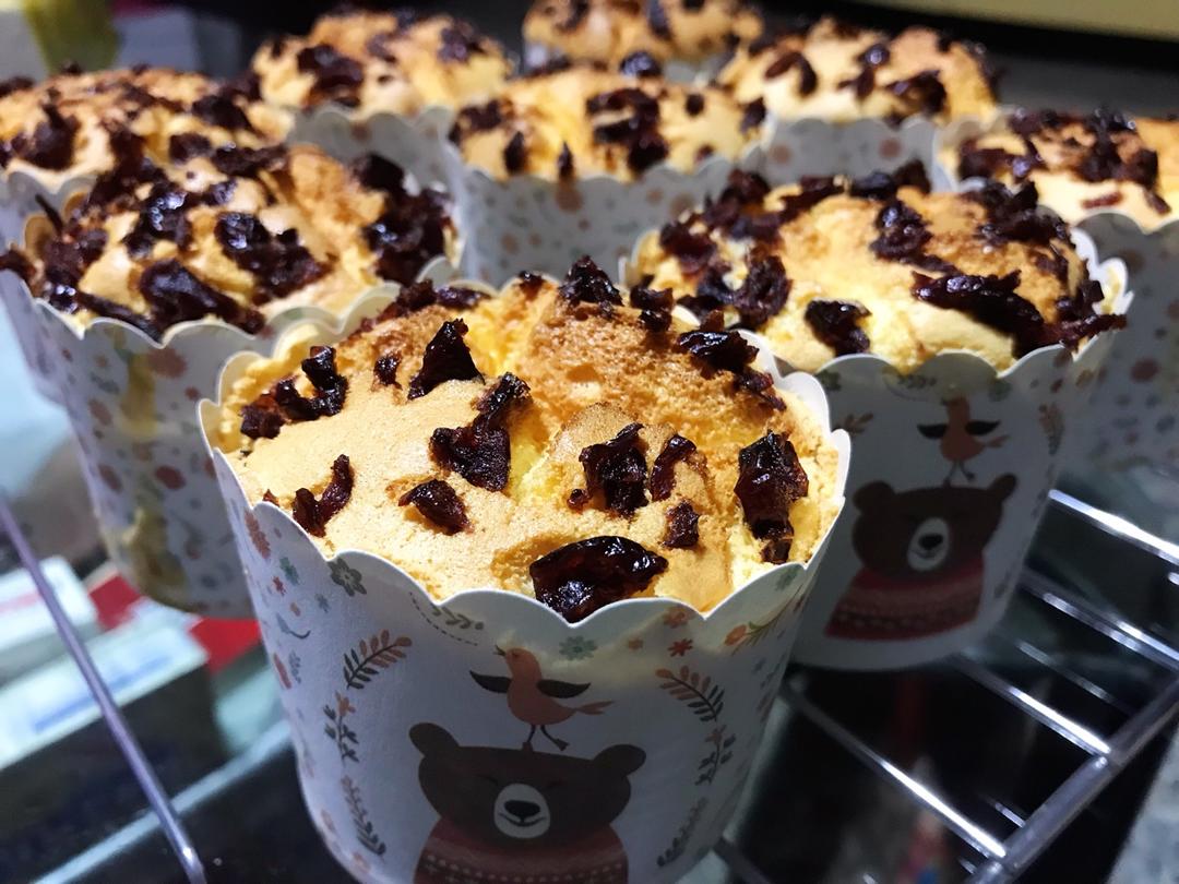 纸杯蛋糕 8寸戚风蛋糕的量