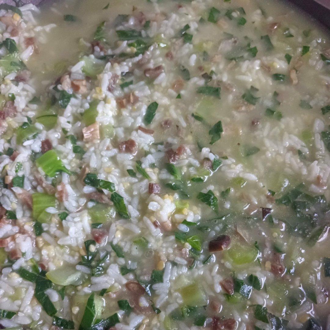 咸肉青菜汤饭(上海泡饭)