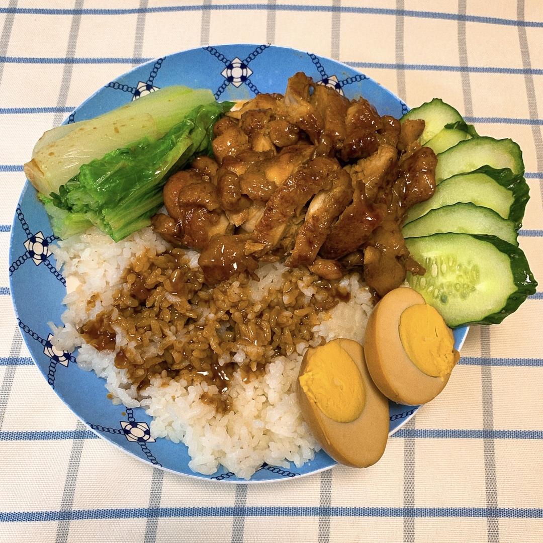 照烧鸡腿饭