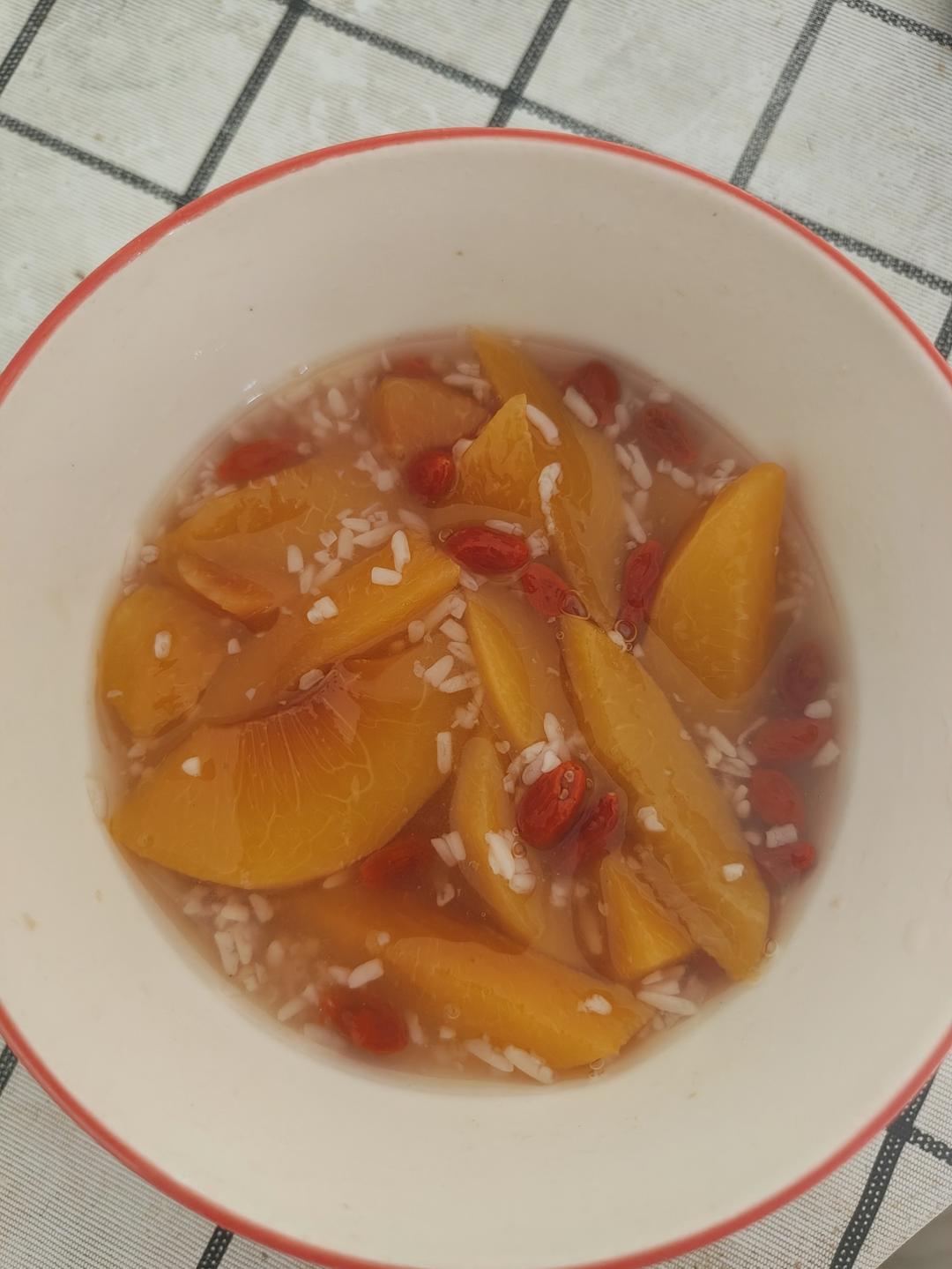酒酿蒸桃子🍑气滞血瘀多吃