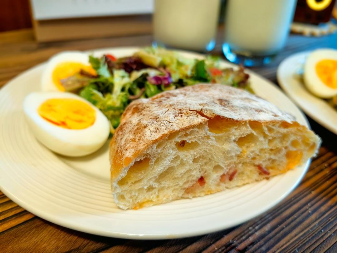 【ciabatta】家庭版恰巴塔，软乎乎的拖鞋面包