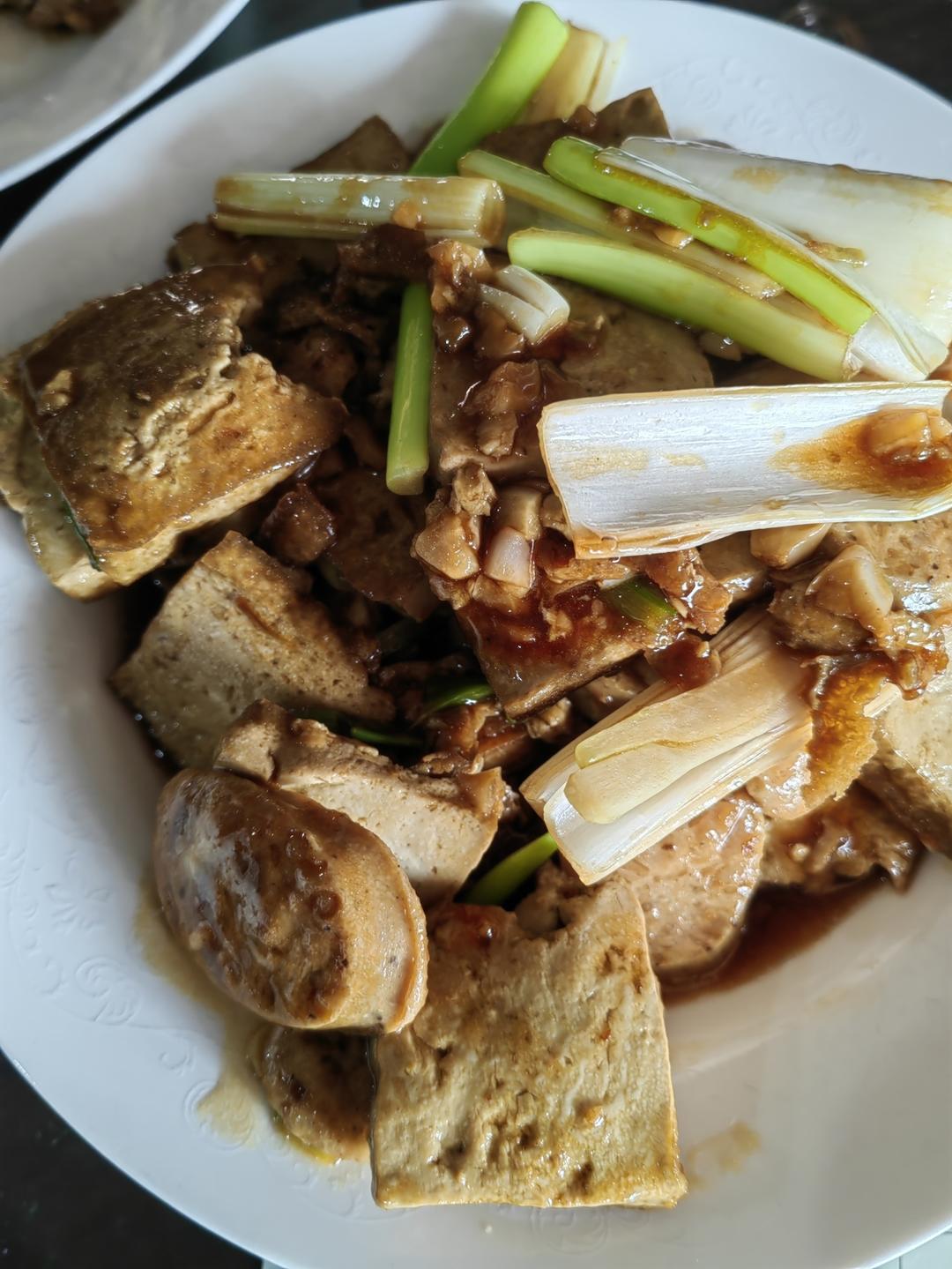 大葱烧豆腐