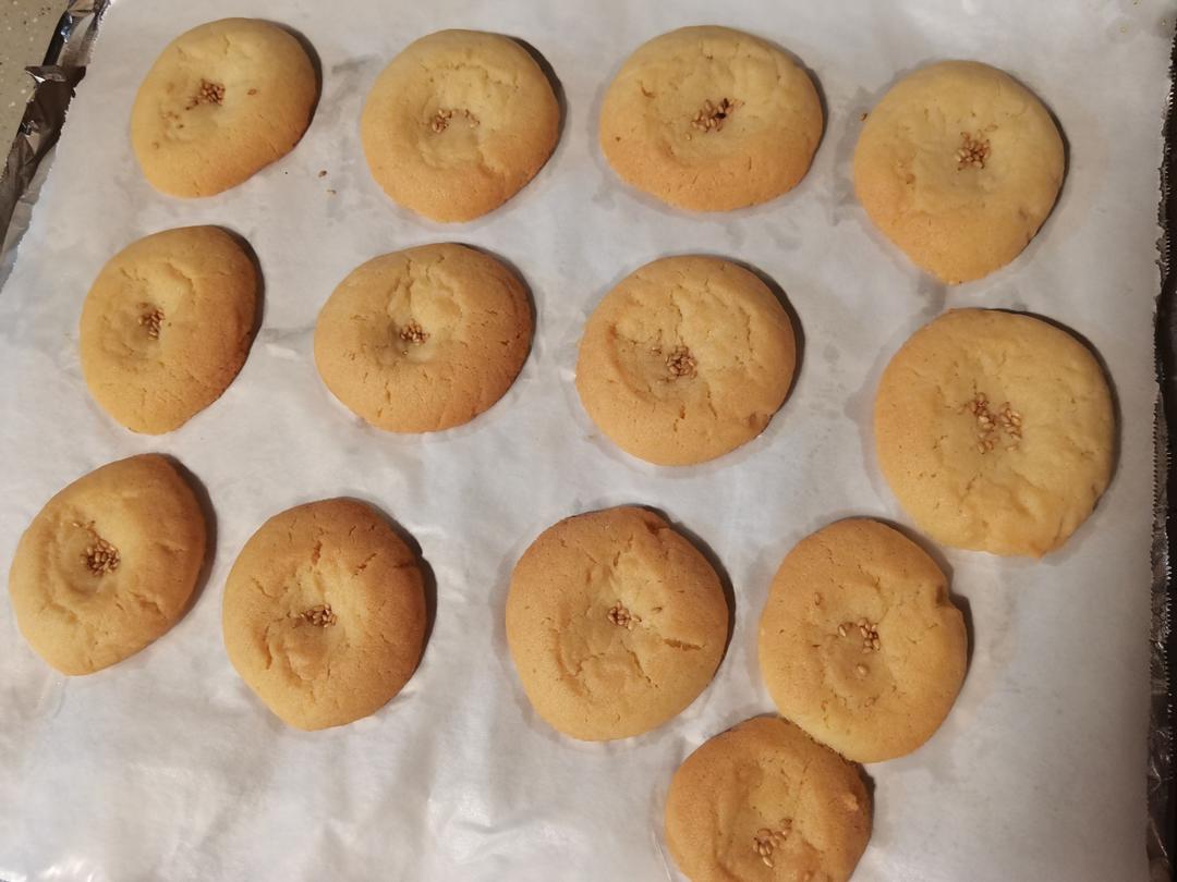 低甜花生油猪油混合版桃酥