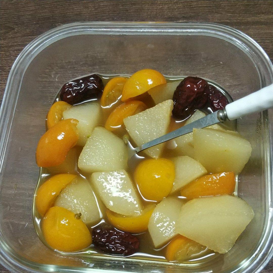 冬季咳嗽就喝雪梨金桔汤，滋阴润肺，咳嗽不见了