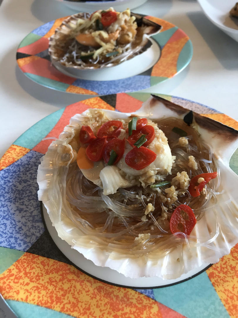 蒜蓉粉丝蒸扇贝