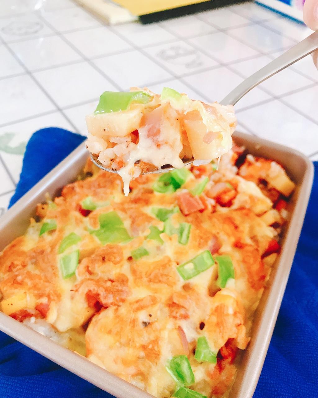 番茄鸡肉浓情焗饭【两人份】