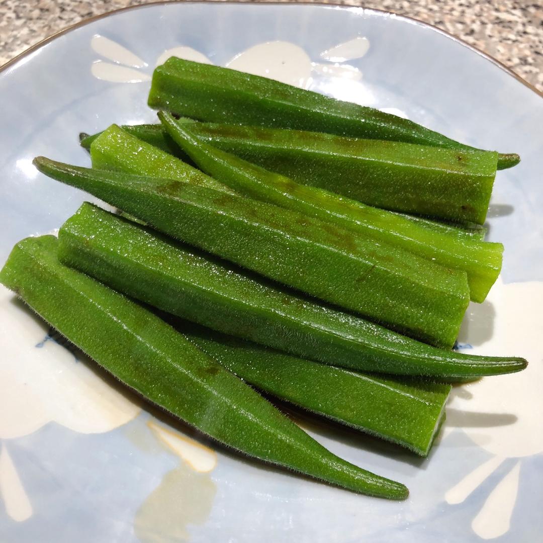 凉拌菜之爽口黄秋葵