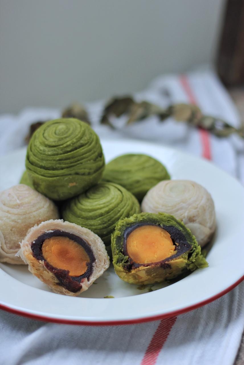 螺旋酥.蛋黄酥.-个人的技巧