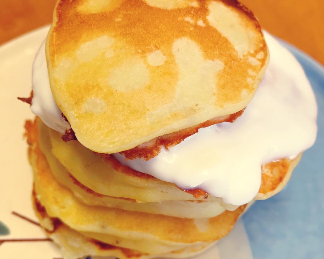 无油无糖的香蕉酸奶松饼的做法