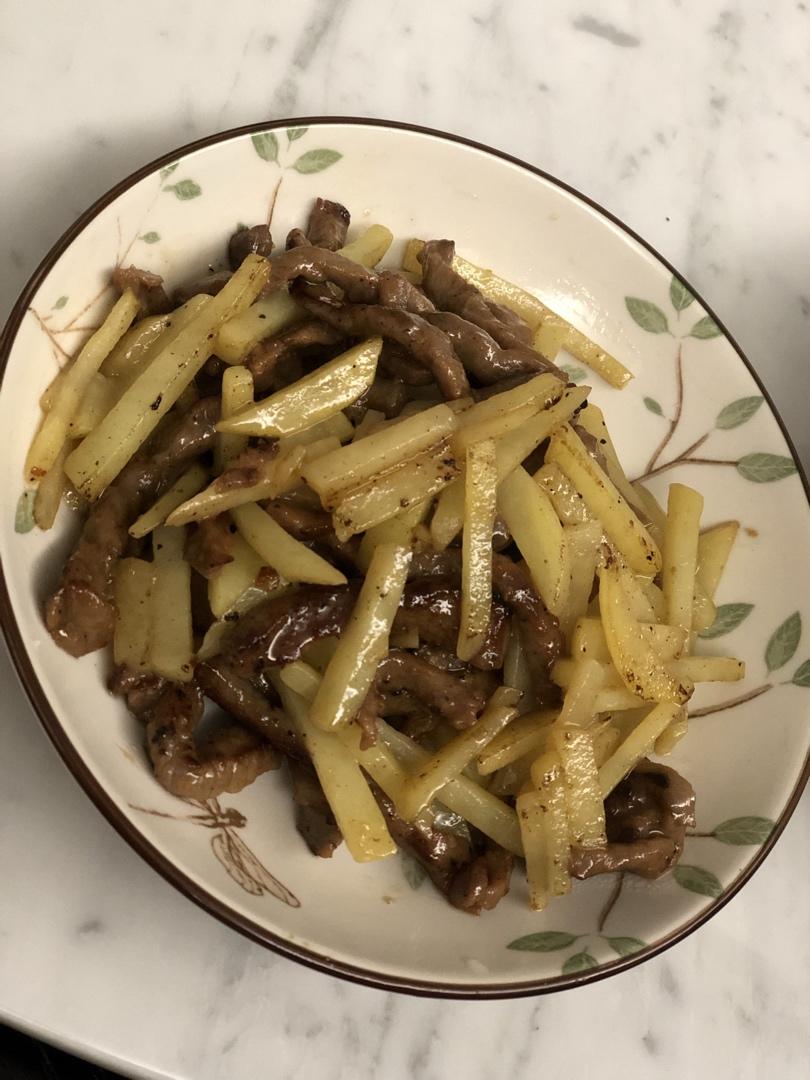 土豆炒牛肉