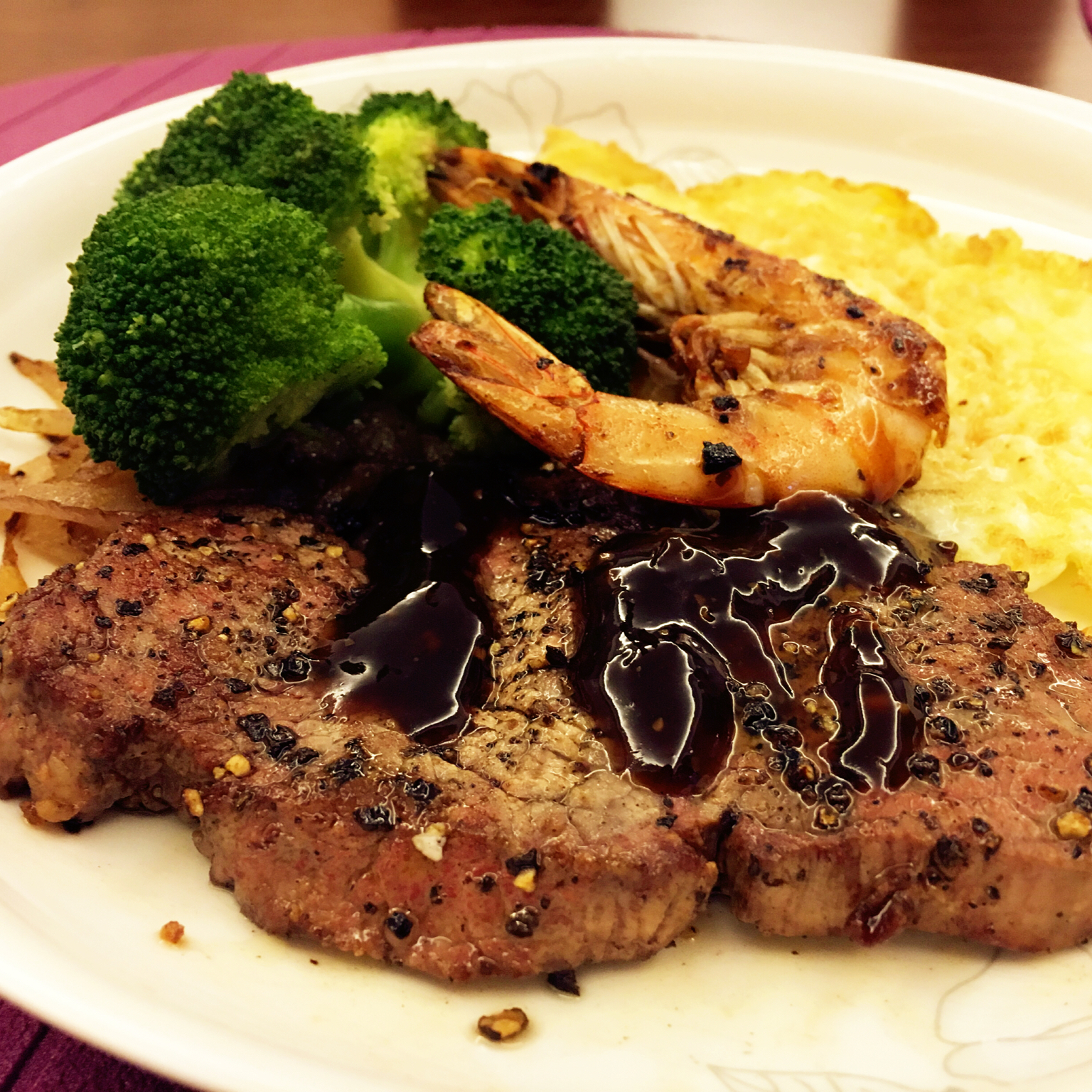 遇见林小希做的洋葱煎牛排