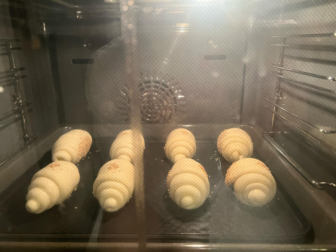 黑芝麻海盐卷/日式盐面包