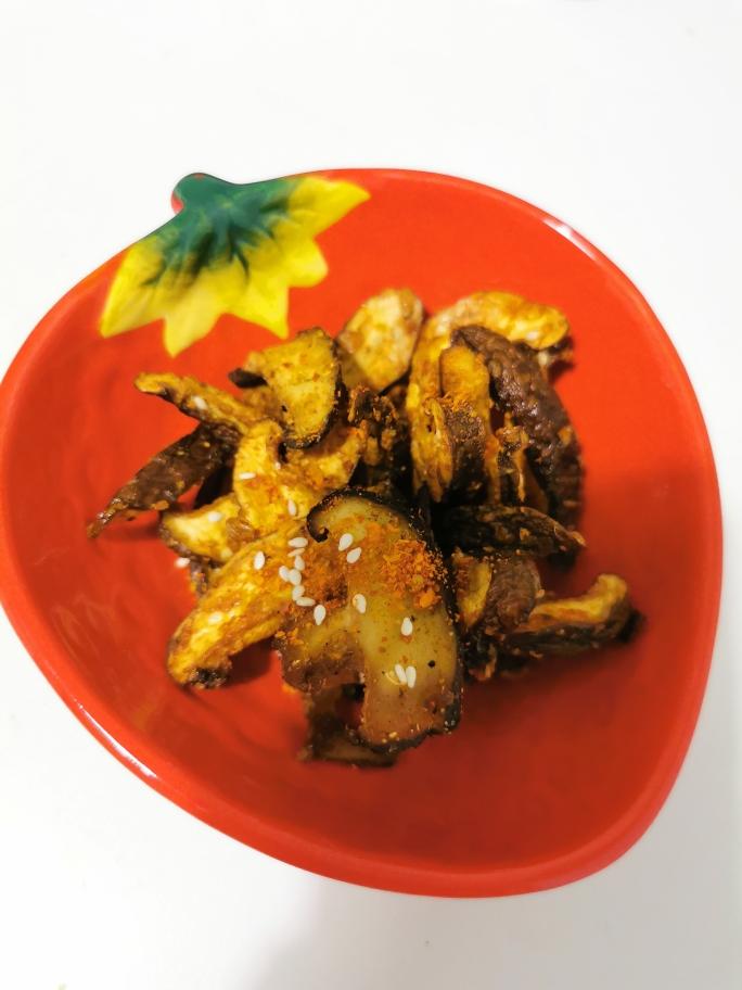 少油五香炸香菇的做法