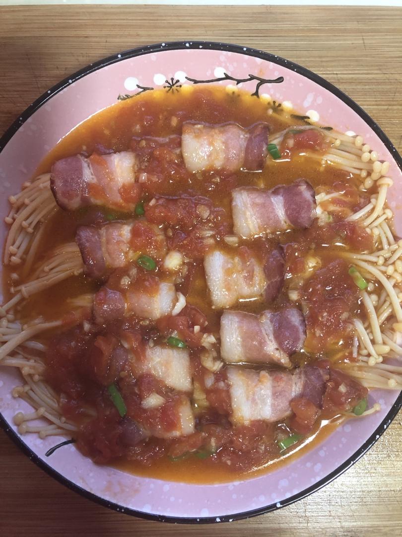 金针菇培根卷