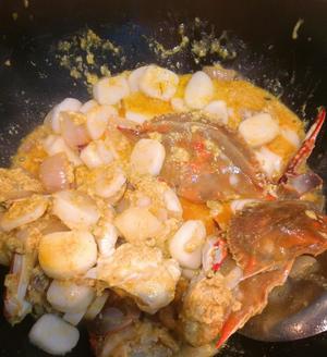 泰式咖喱蟹的做法 步骤7