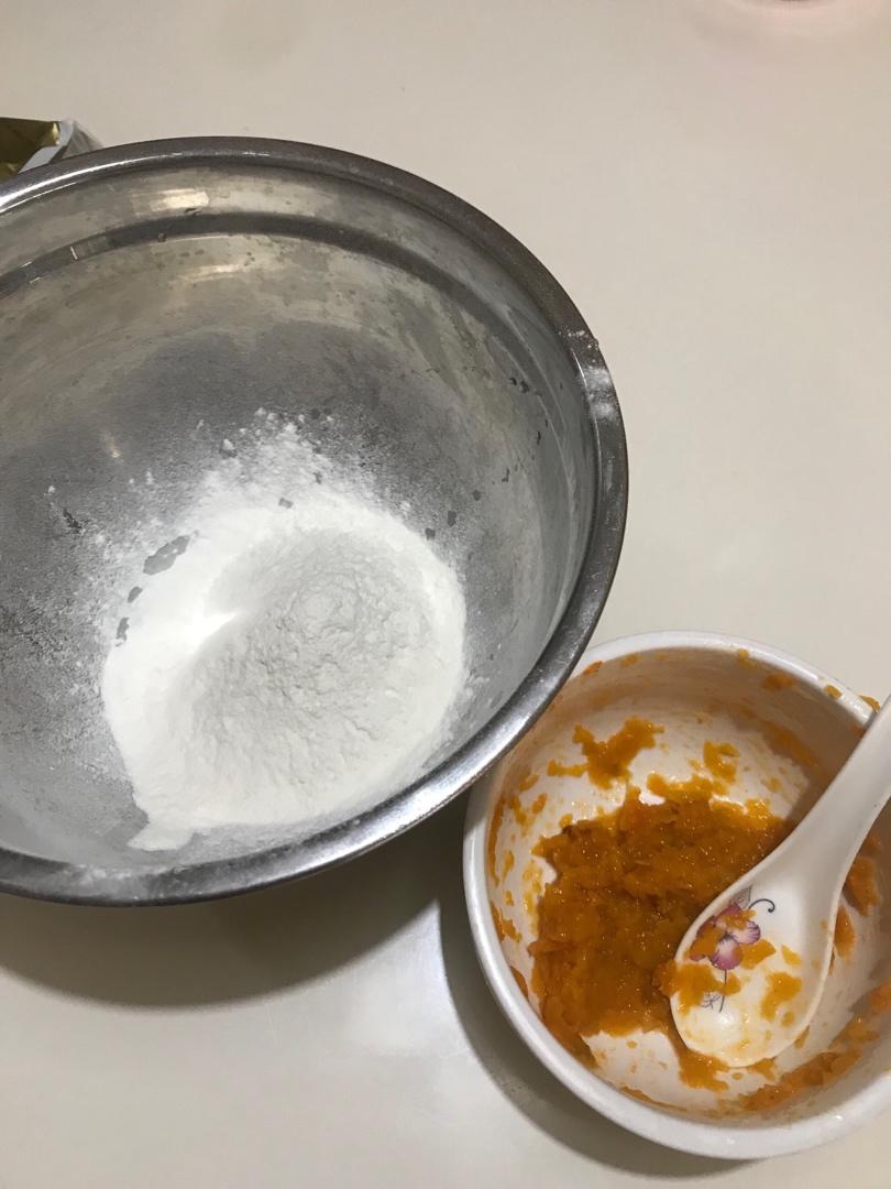 南瓜剪刀面 宝宝辅食食谱