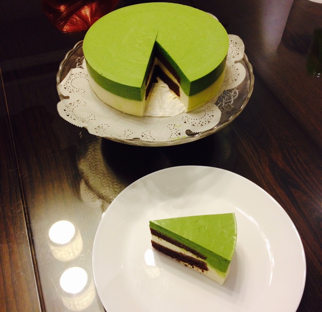 巧克力抹茶慕斯蛋糕