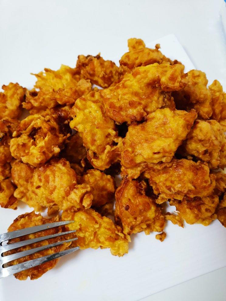 孩子抢着吃的油炸南瓜🎃丸子