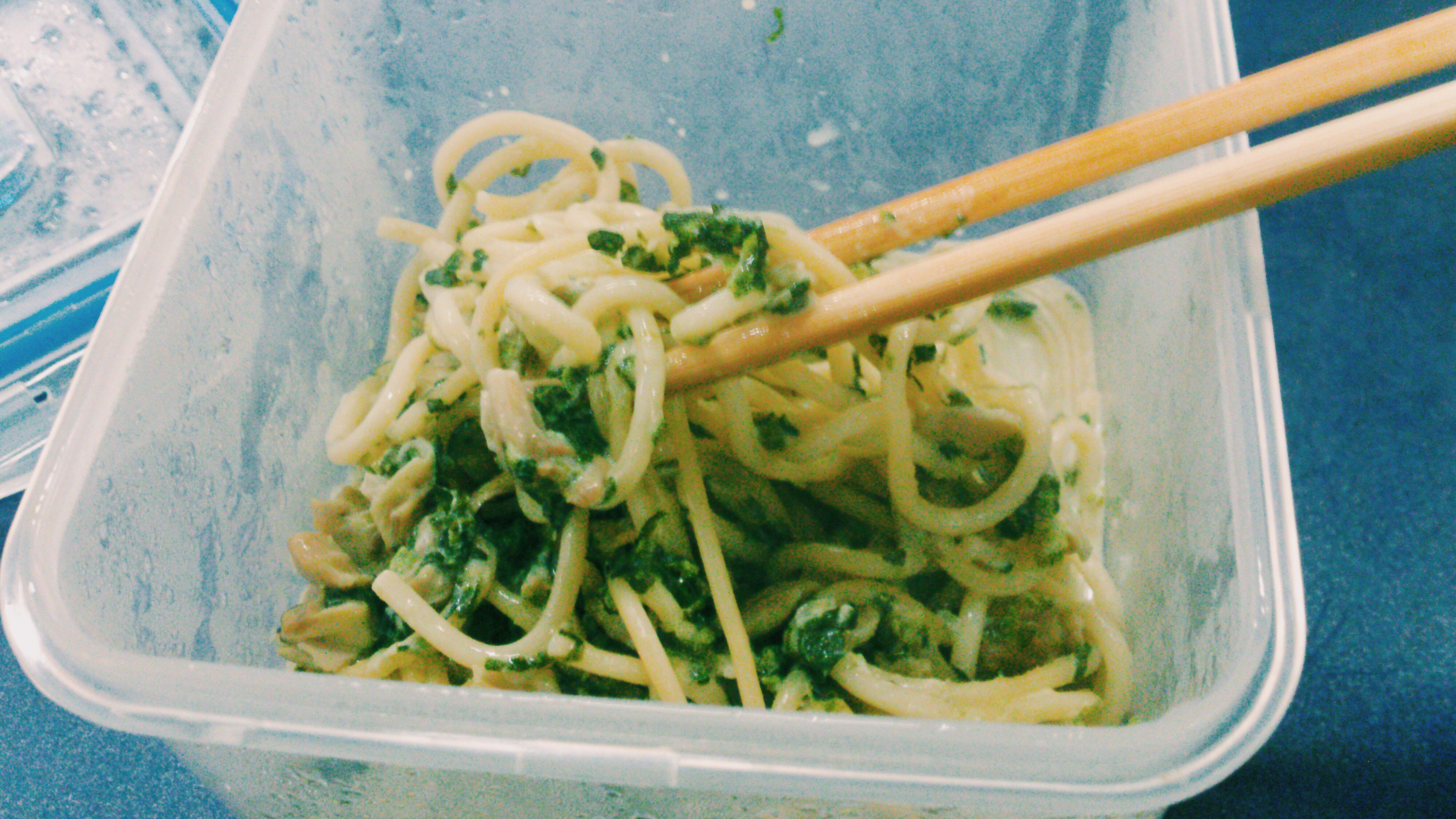 奶油蘑菇菠菜意大利面