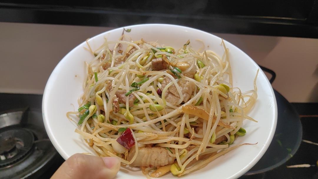 家常炒豆芽
