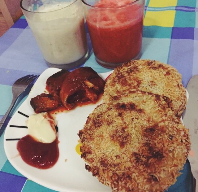 烤箱版日式土豆可乐饼