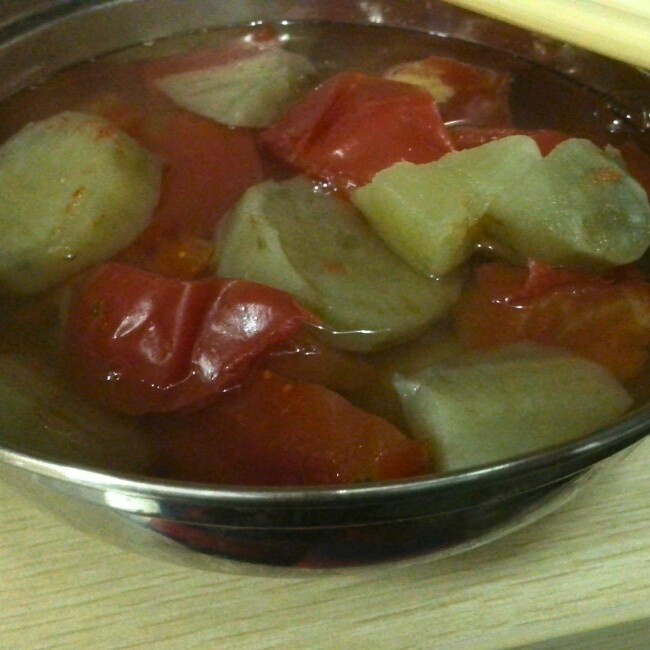 西红柿煲番薯