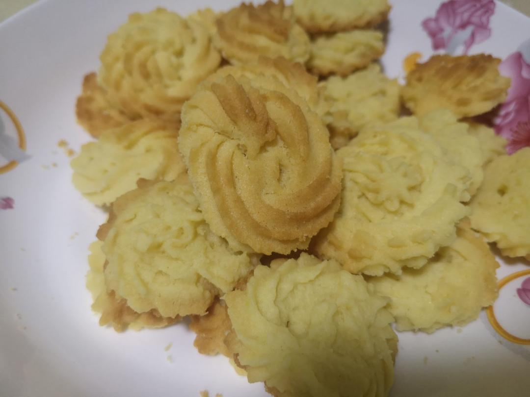 零失败花纹超级立体的黄油曲奇
