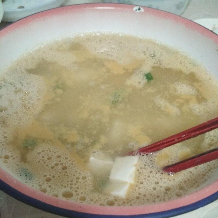 天下美味～秘制咸蛋黄虾皮豆腐羹