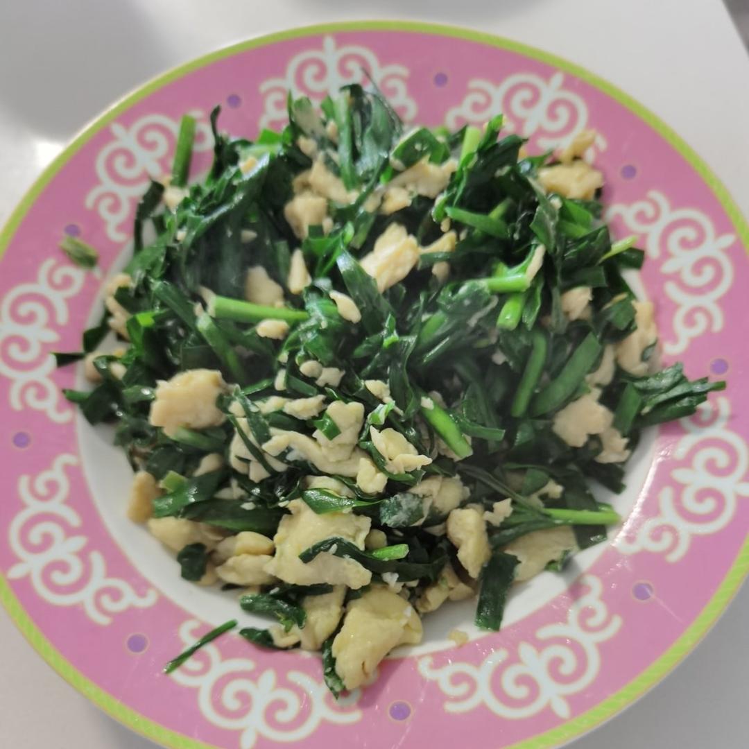 韭菜炒鸡蛋——三分钟快手下饭菜 掌握火候的秘诀