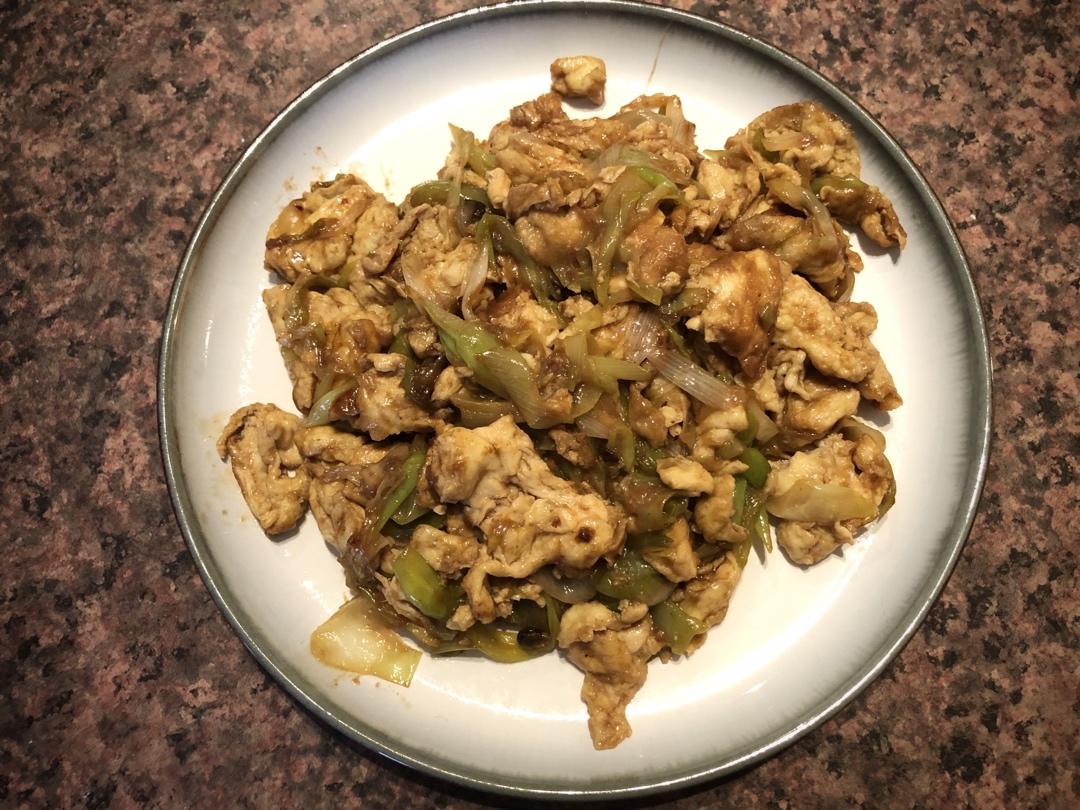 大酱炒鸡蛋（超级下饭菜）