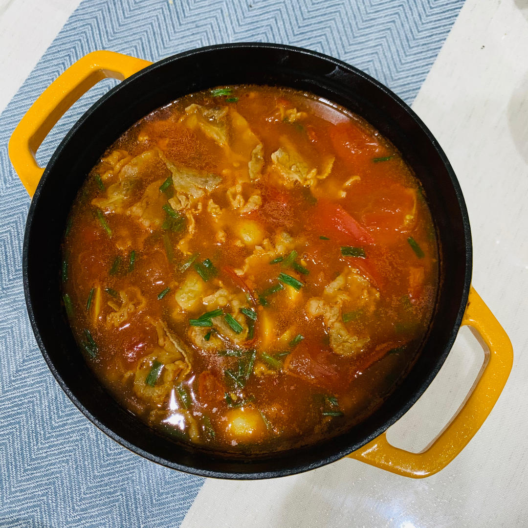 好喝开胃❗️连汤汁都不剩的番茄土豆肥牛汤。