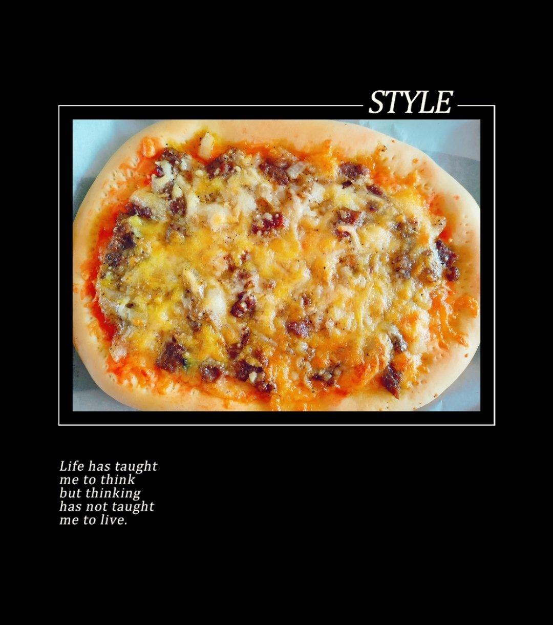 黑椒牛肉厚底披萨