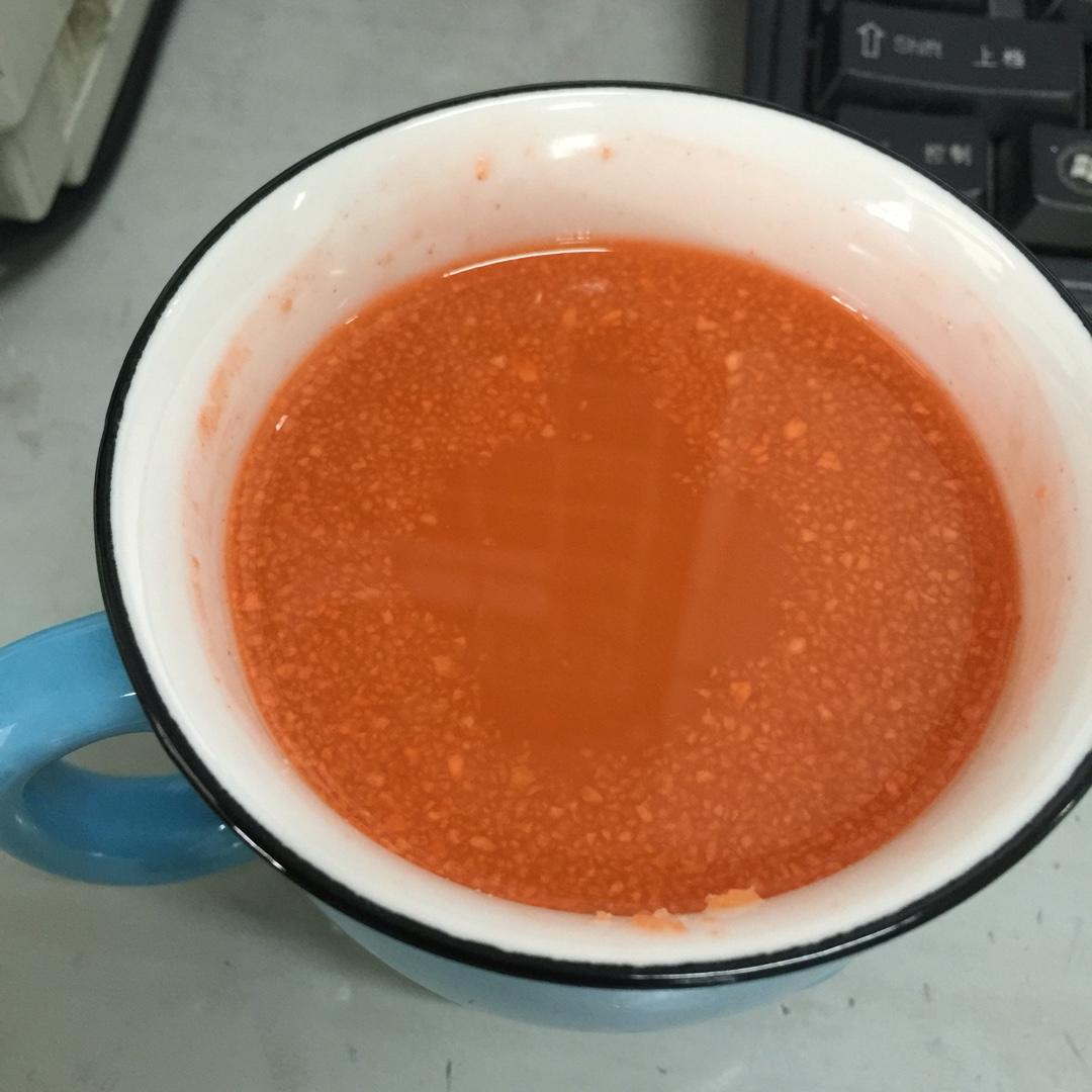鲜榨胡萝卜汁