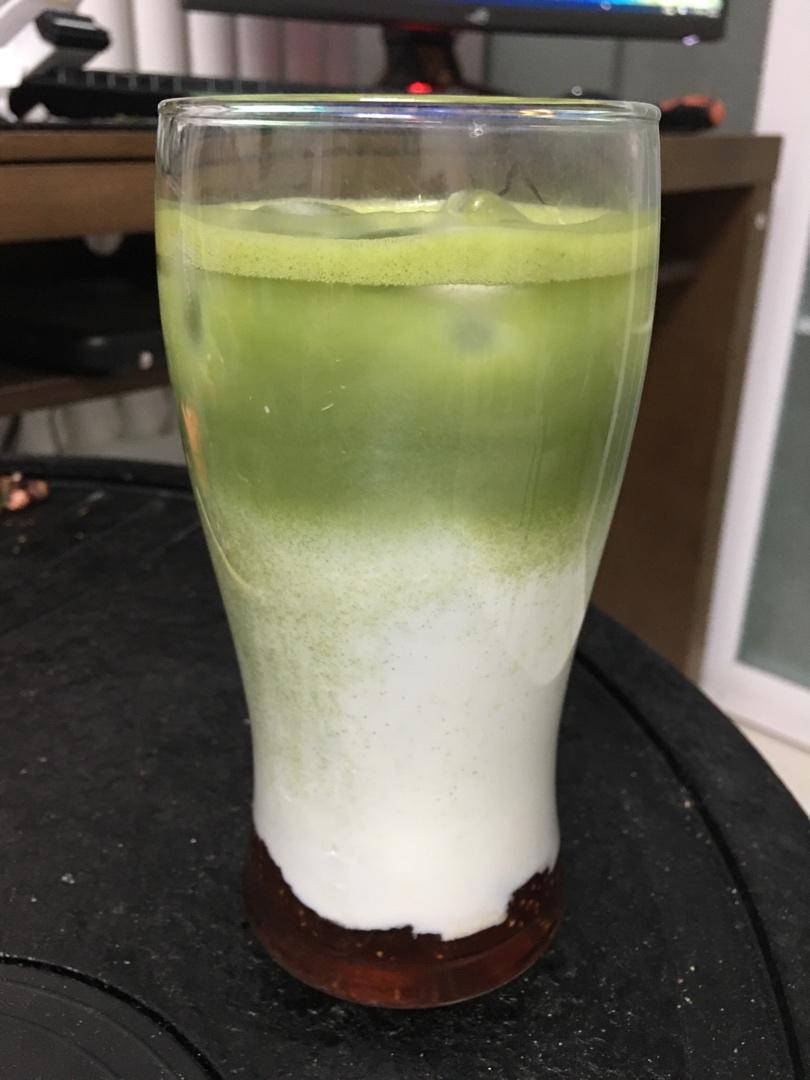 无糖抹茶拿铁