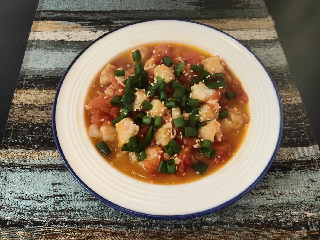 番茄鱼巴沙鱼（也可以用番茄龙利鱼），番茄酱汁超浓郁，营养又下饭！