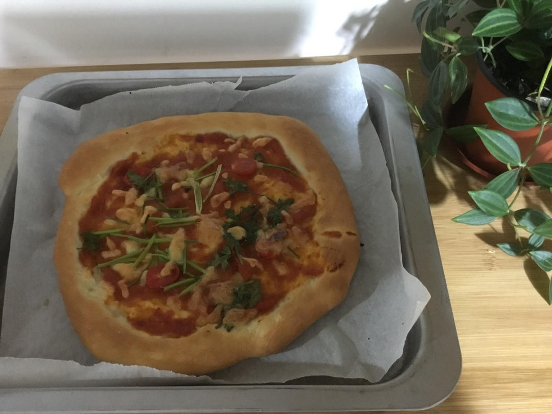 被惊艳到❗️一口爱上❗️超薄玛格丽特披萨🍕