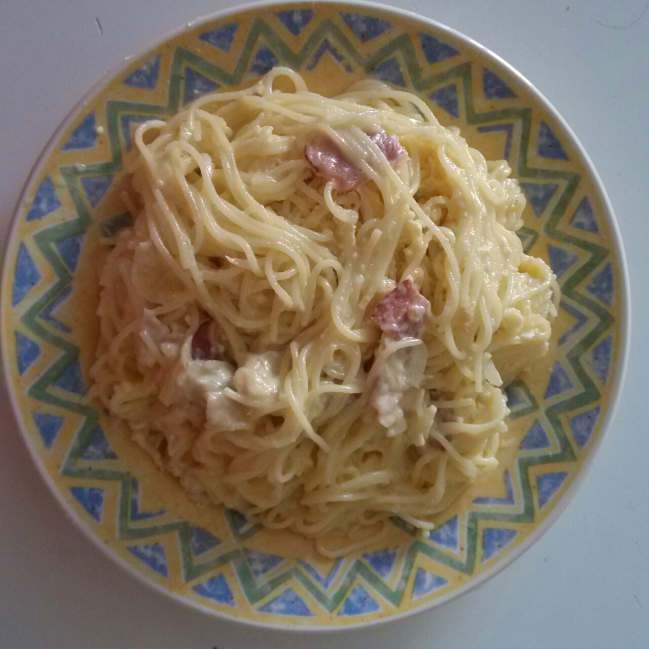 超简单的奶汁培根意面Carbonara