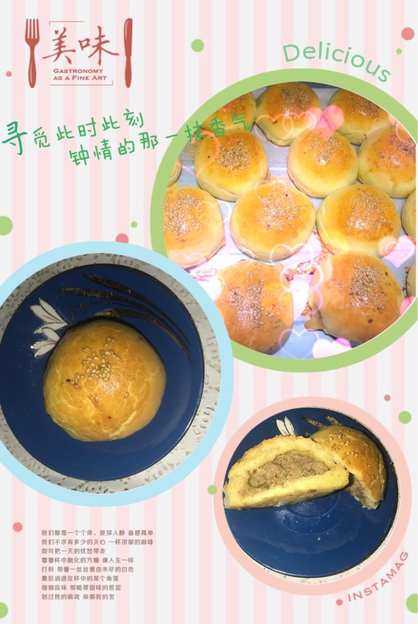 油酥肉火烧 Pork Pie