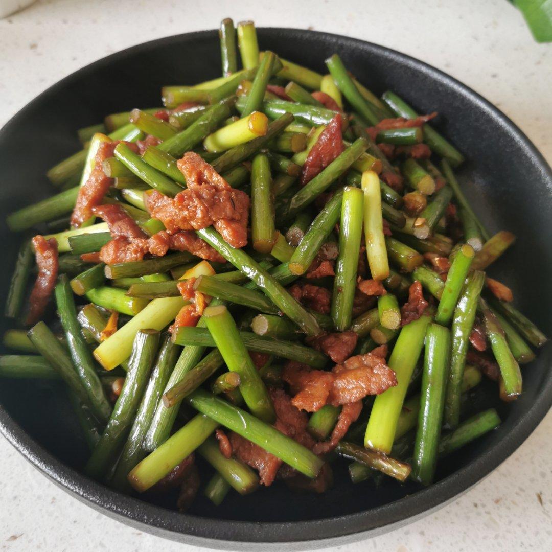 蒜薹炒肉丝